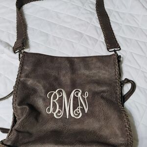 Brown Leather Shoulder Bag